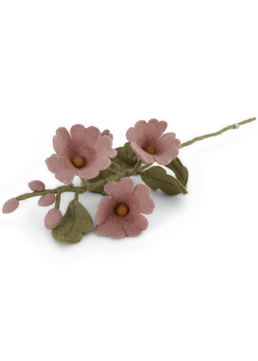Hollyhock Felt Flower | Dusty Pink