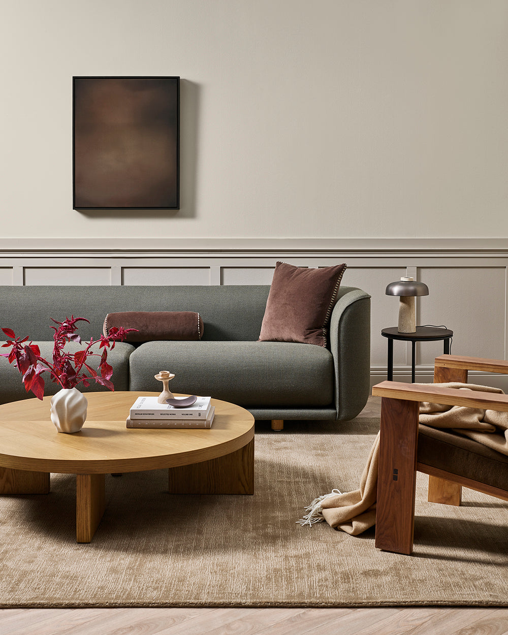 Haywood NZ Wool Floor Rug | Maple