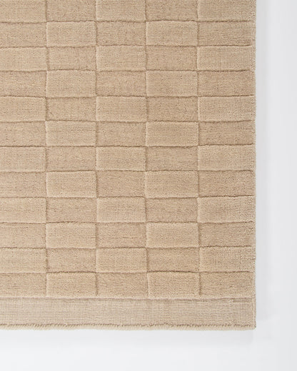 Hugo NZ Wool Floor Rug | Almond