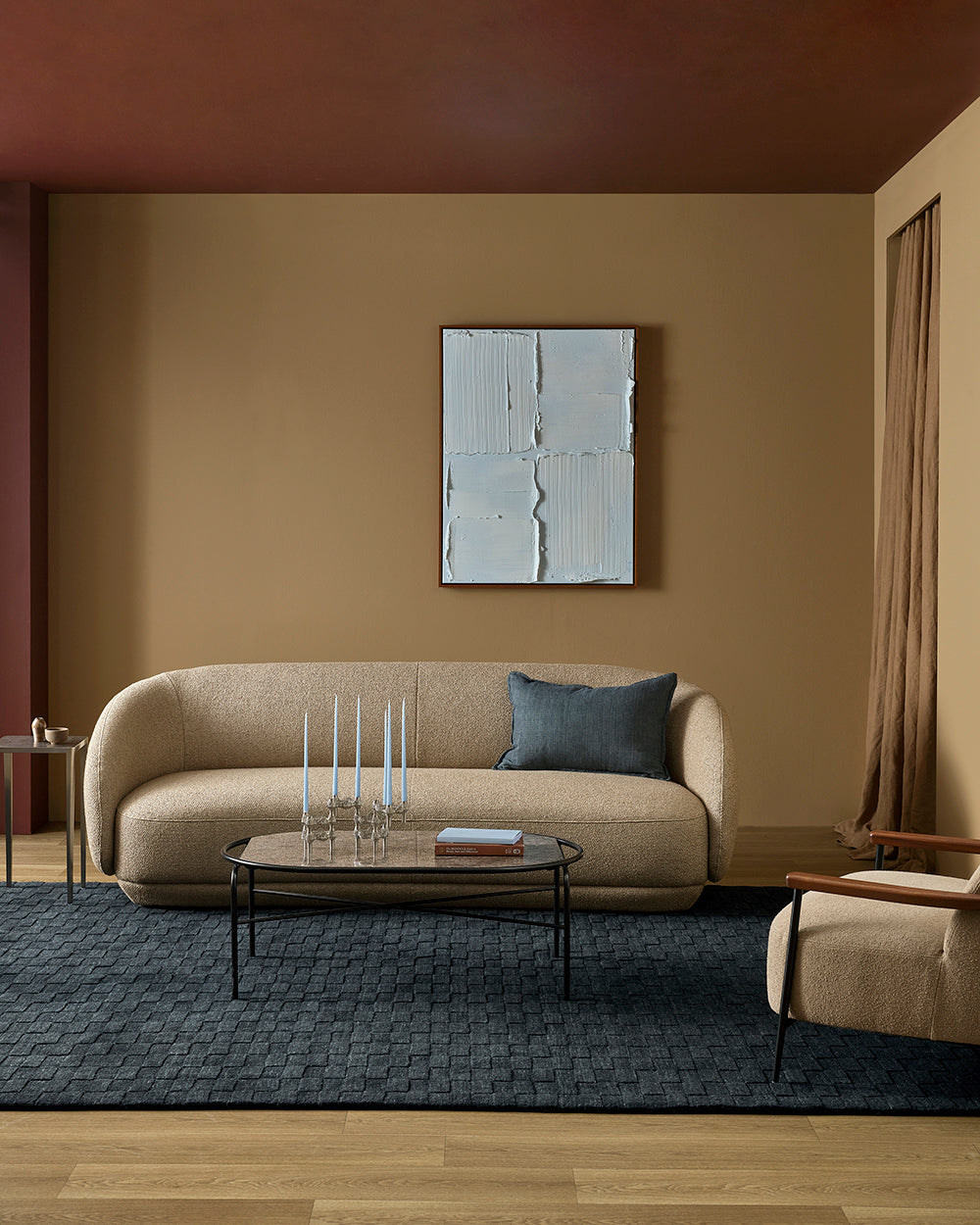 Hugo NZ Wool Floor Rug | Midnight