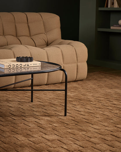 Hugo NZ Wool Floor Rug | Toffee