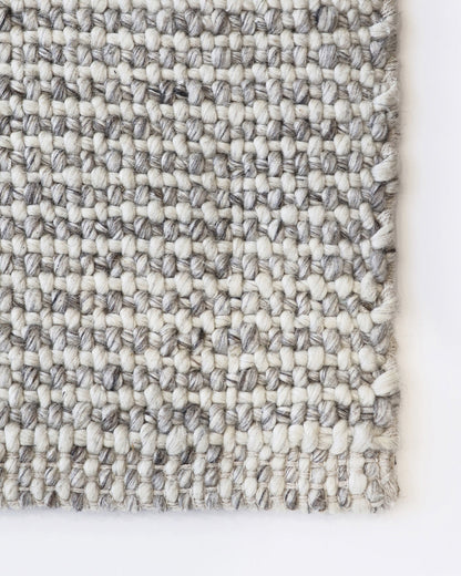 Kansas Wool Blend Floor Rug | Oyster Natural