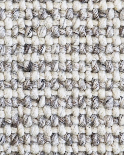 Kansas Wool Blend Floor Rug | Oyster Natural