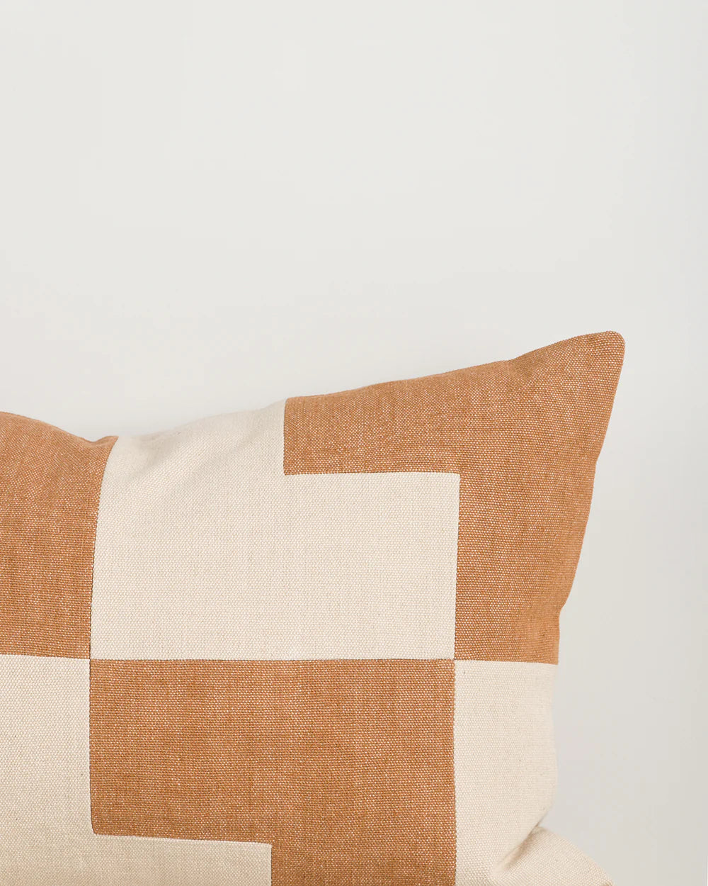 Kiln Oat & Caramel Cushion