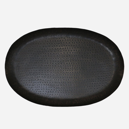 Marrakesh Bronze Oval Tray