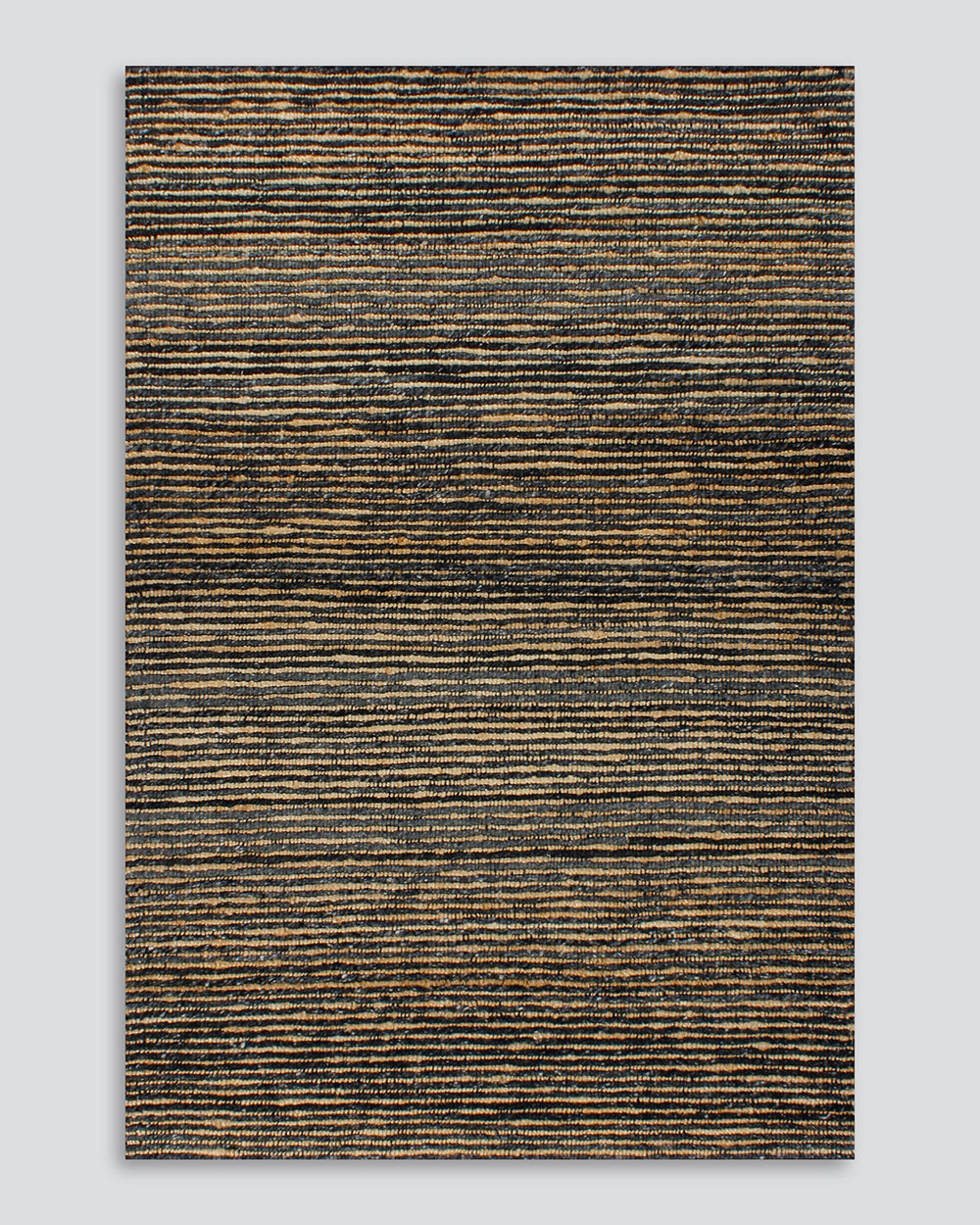 Lima Wool & Jute Floor Rug | Charcoal Natural