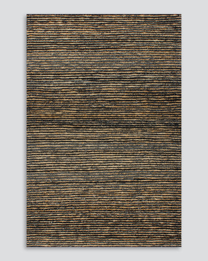 Lima Wool & Jute Floor Rug | Charcoal Natural