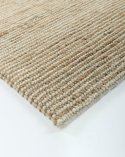 Lima Wool & Jute Floor Rug | Sand Natural