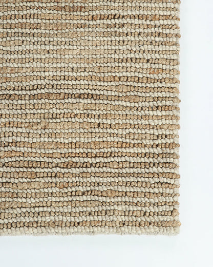Lima Wool & Jute Floor Rug | Sand Natural