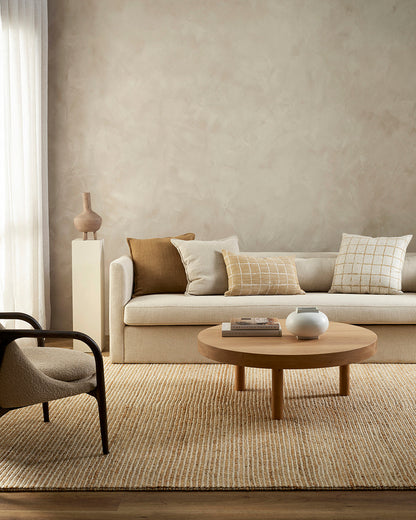 Lima Wool & Jute Floor Rug | Sand Natural