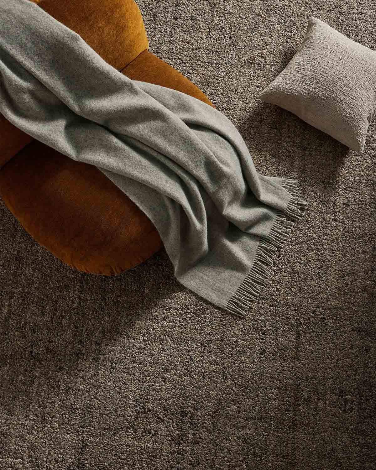 Marceau Wool Blend Floor Rug | Shale