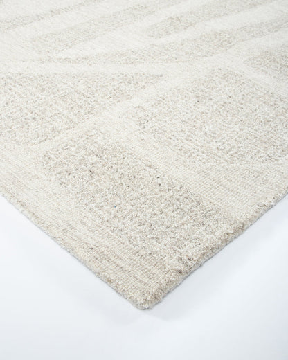 Maya Wool Floor Rug | Oatmeal