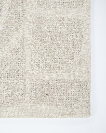Maya Wool Floor Rug | Oatmeal