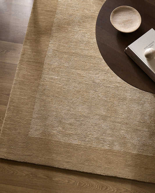 Mayfair Wool & Linen Floor Rug | Wheat