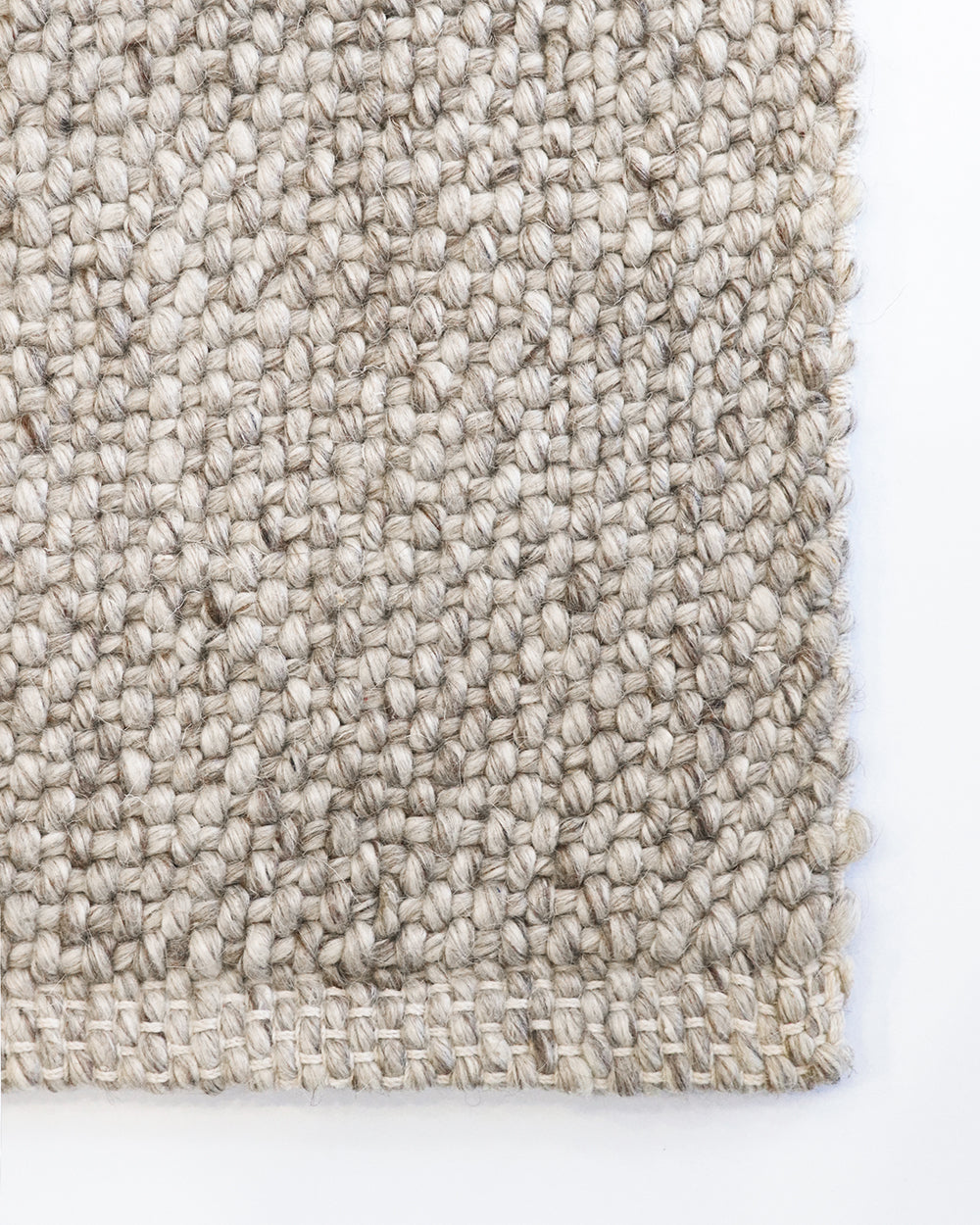 Nebraska Wool Floor Rug | Pebble