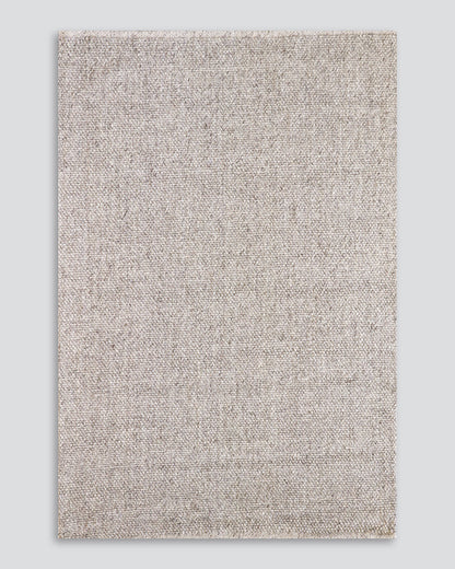 Nebraska Wool Floor Rug | Pebble