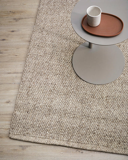 Nebraska Wool Floor Rug | Pebble