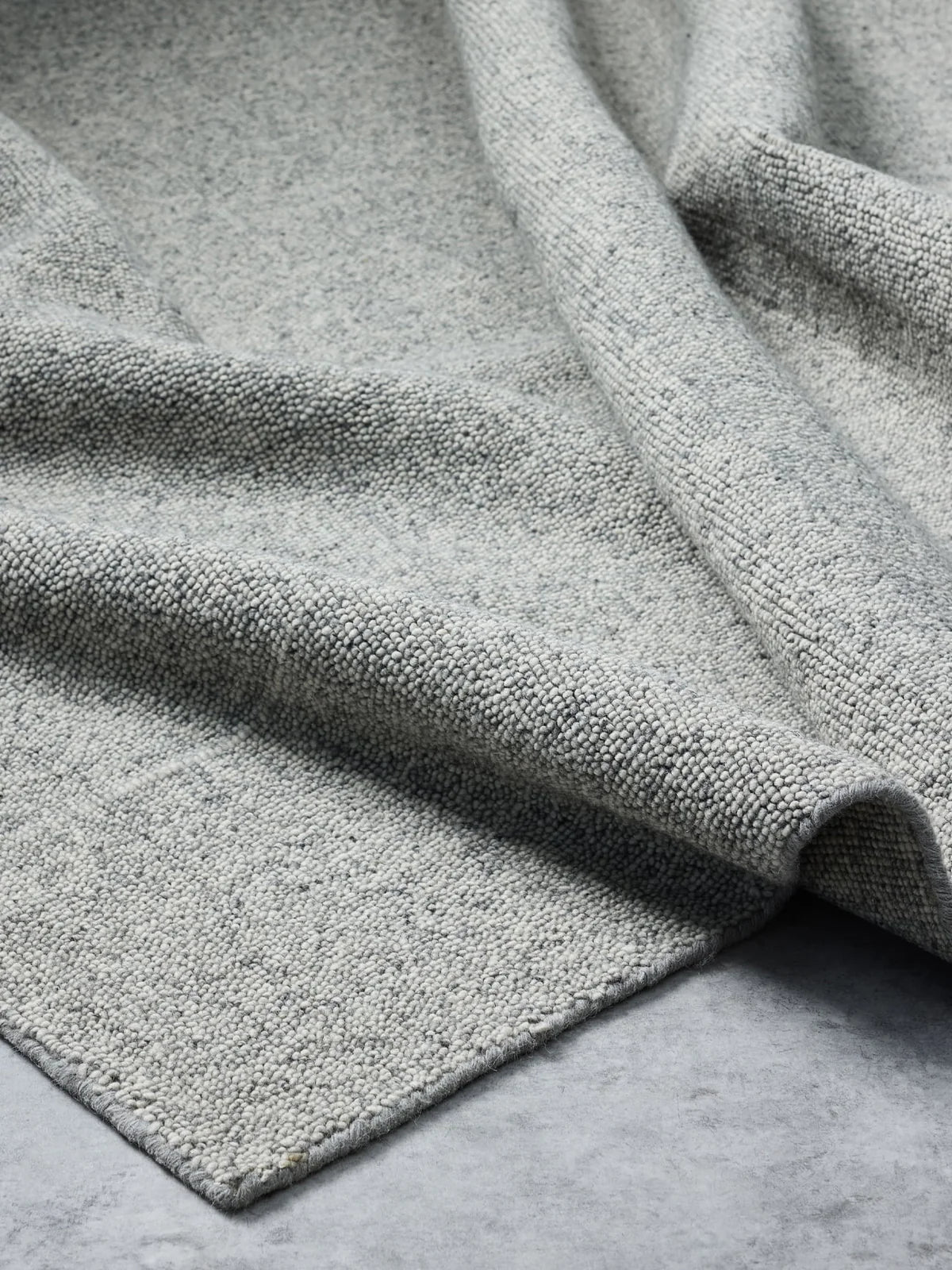 Noble Wool Floor Rug | Blue Grey