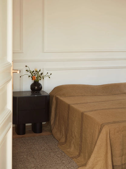 Noble Wool Floor Rug | Dark Beige