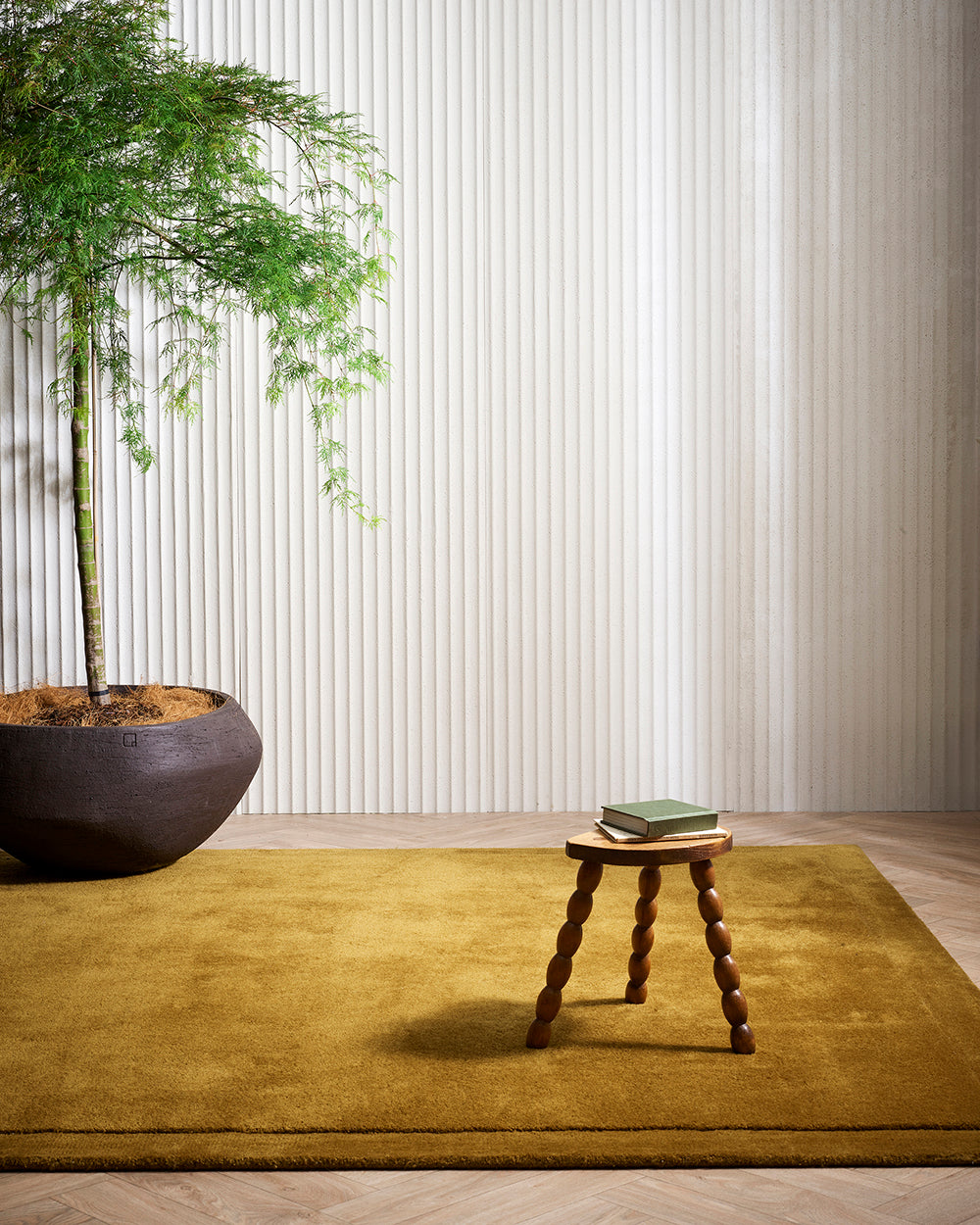 Norfolk NZ Wool Rug | Brass