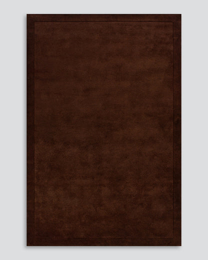 Norfolk NZ Wool Rug | Chocolate