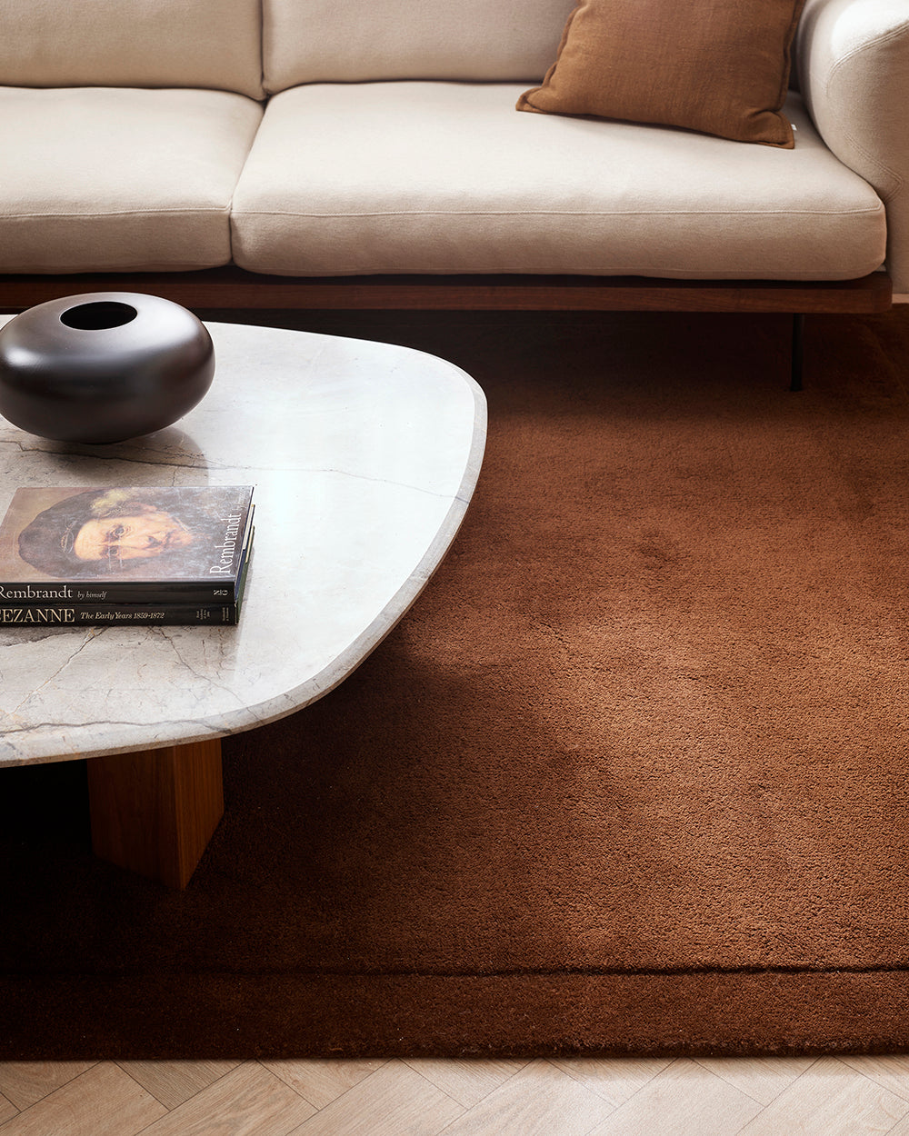 Norfolk NZ Wool Rug | Chocolate