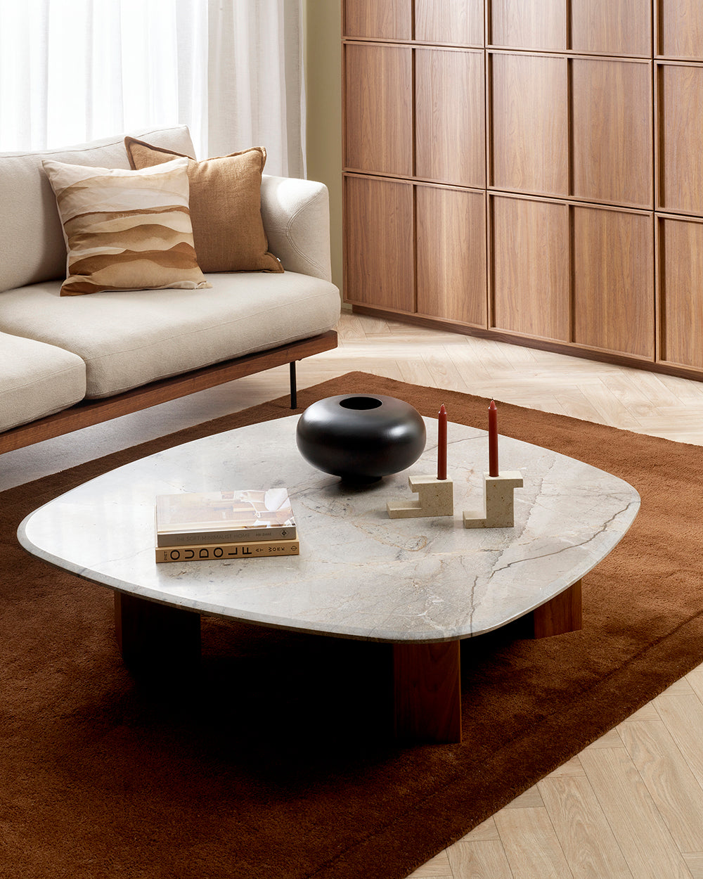 Norfolk NZ Wool Rug | Chocolate