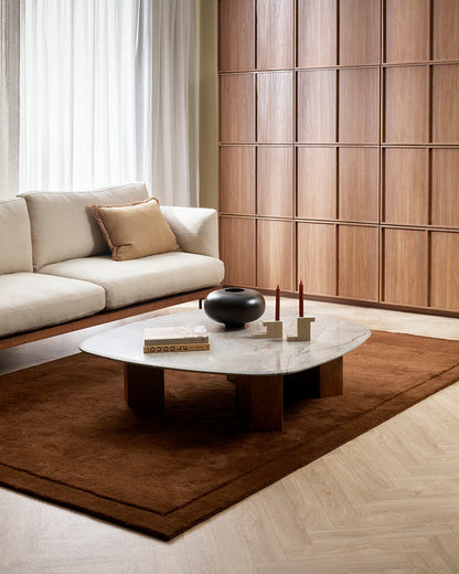 Norfolk NZ Wool Rug | Chocolate