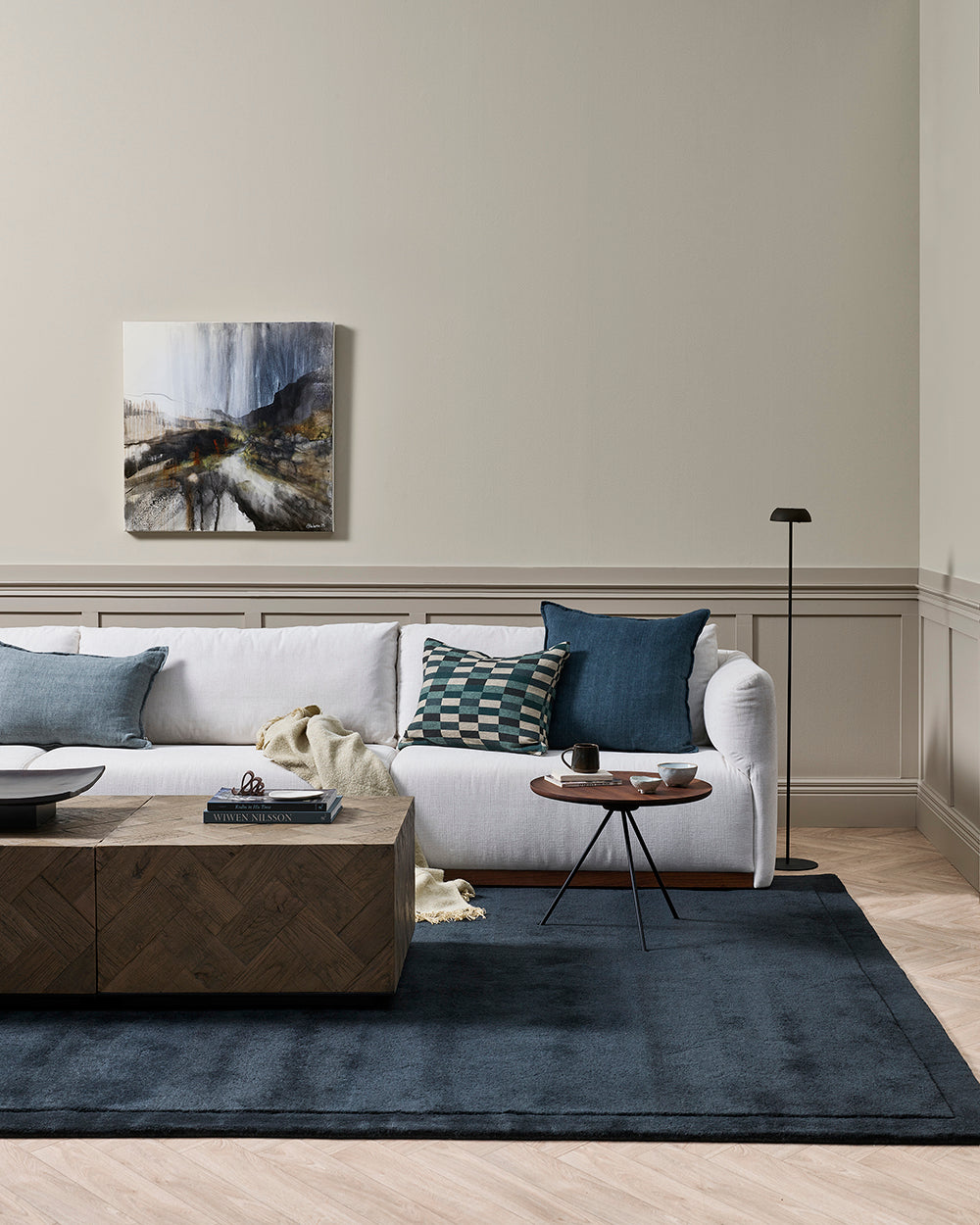 Norfolk NZ Wool Rug | Ink