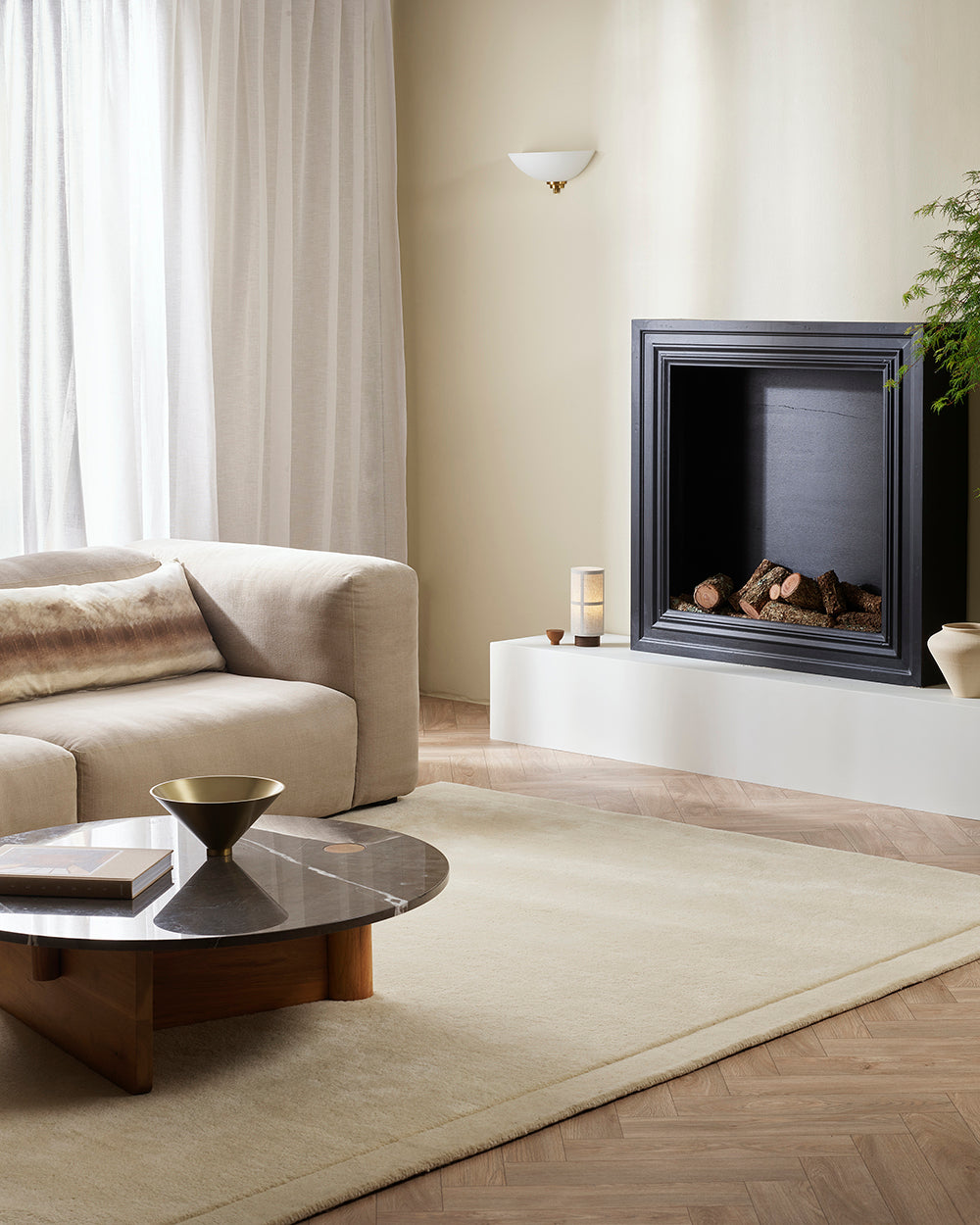 Norfolk NZ Wool Rug | Ivory