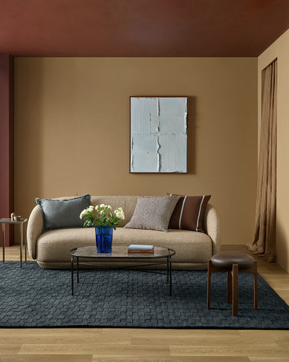 Otis Cushion | Chocolate & Sky