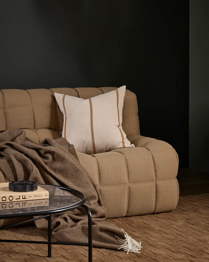 Otis Cushion | Oat & Caramel