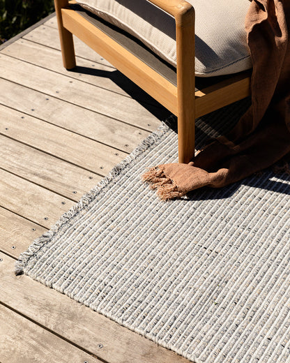 Rhodes Indoor/ Outdoor Floor Rug | Slate