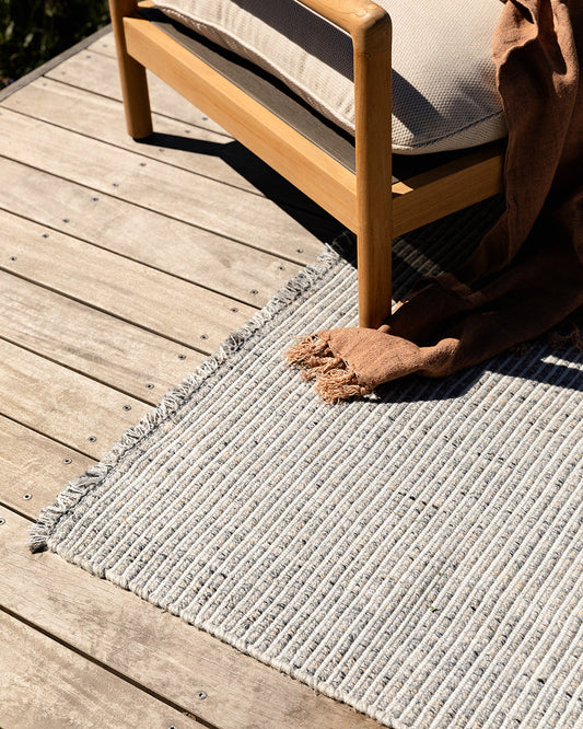 Rhodes Indoor/ Outdoor Floor Rug | Slate