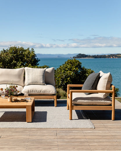 Rhodes Indoor/ Outdoor Floor Rug | Slate