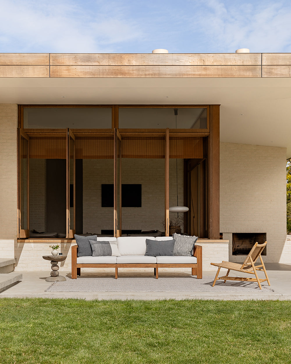 Rhodes Indoor/ Outdoor Floor Rug | Slate