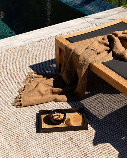 Rhodes Indoor/ Outdoor Floor Rug | Teak