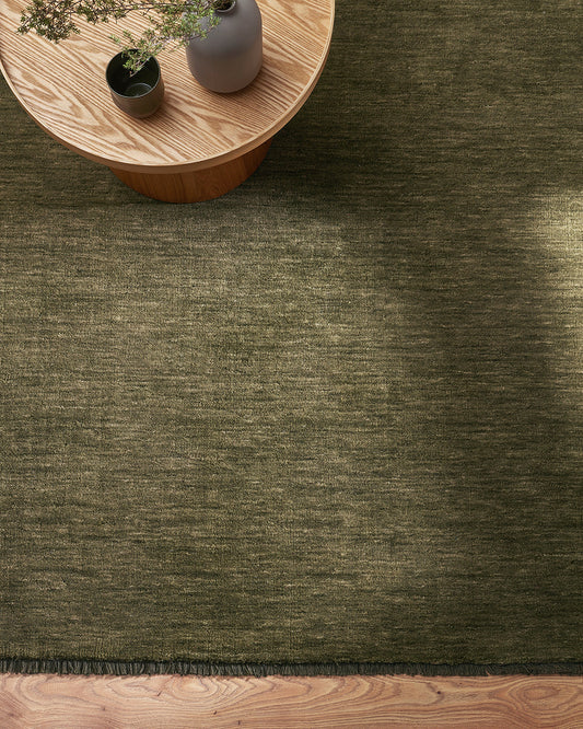 Sandringham 100% NZ Wool Floor Rug | Basil