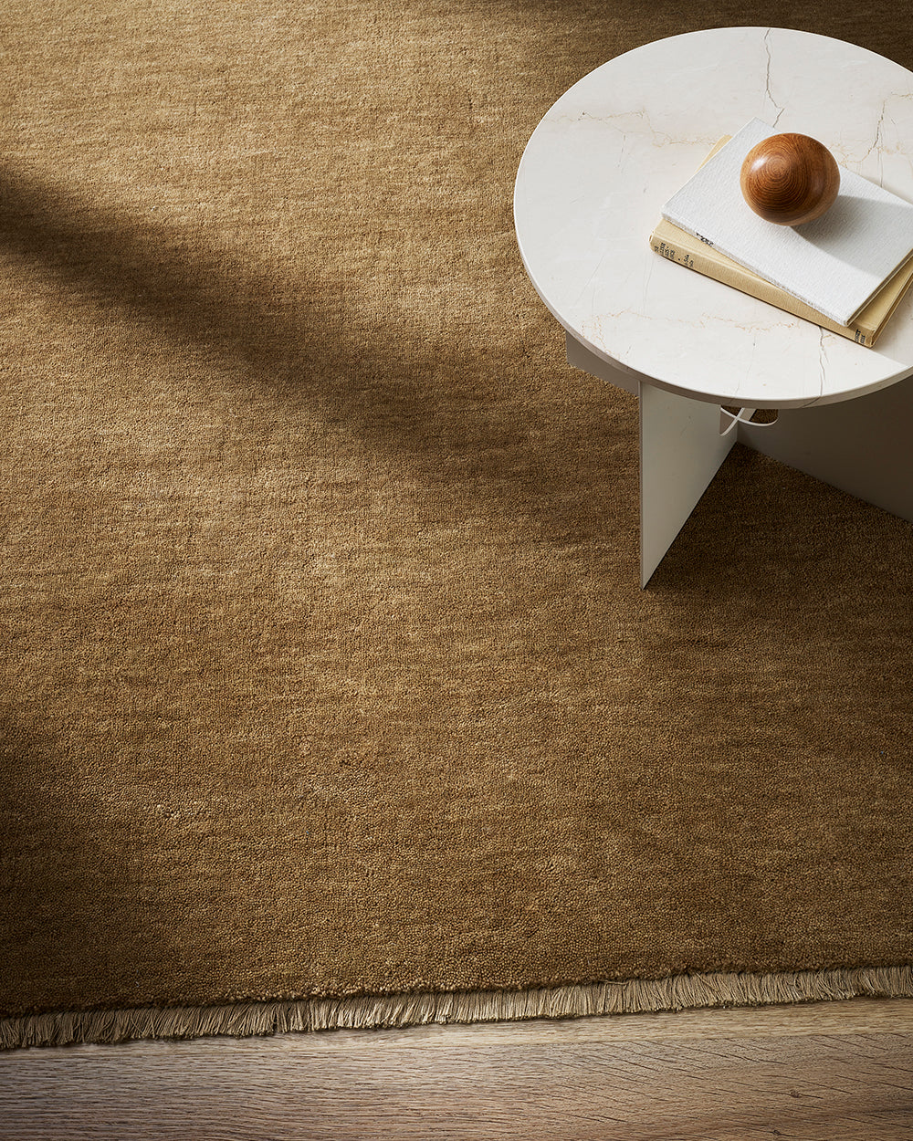 Sandringham 100% NZ Wool Floor Rug | Fenugreek