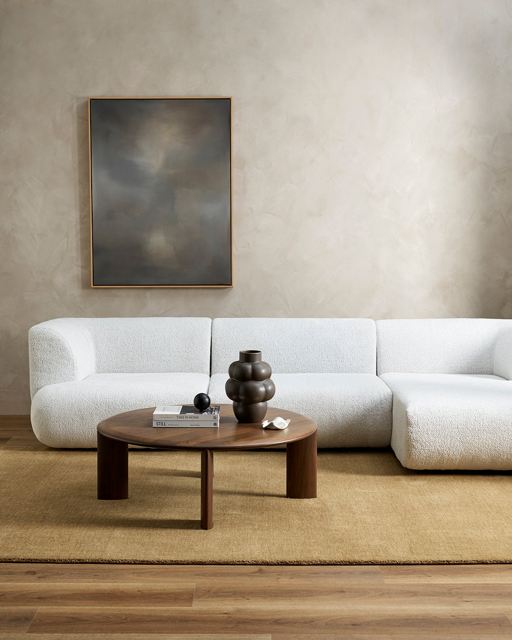Sandringham 100% NZ Wool Floor Rug | Fenugreek