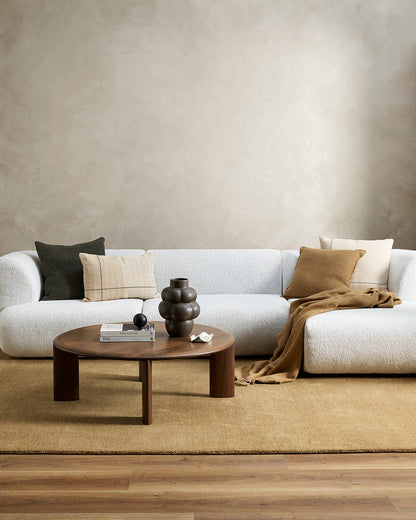 Sandringham 100% NZ Wool Floor Rug | Fenugreek