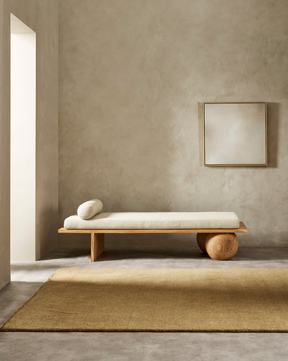 Sandringham 100% NZ Wool Floor Rug | Fenugreek