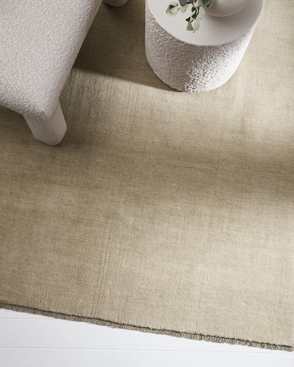 Sandringham 100% NZ Wool Floor Rug | Fog