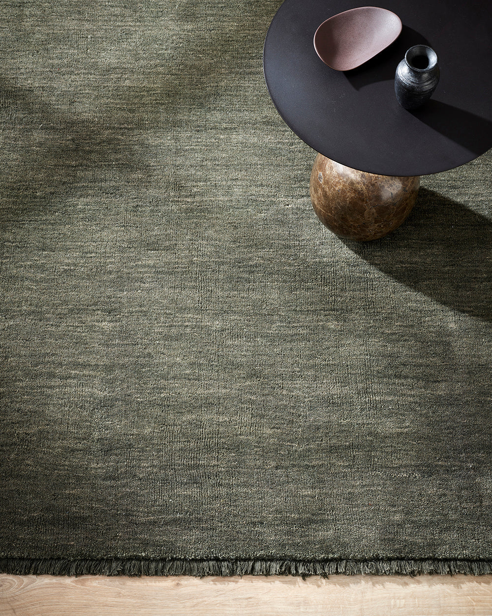 Sandringham 100% NZ Wool Floor Rug | Forest