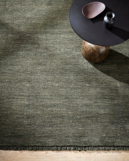 Sandringham 100% NZ Wool Floor Rug | Forest
