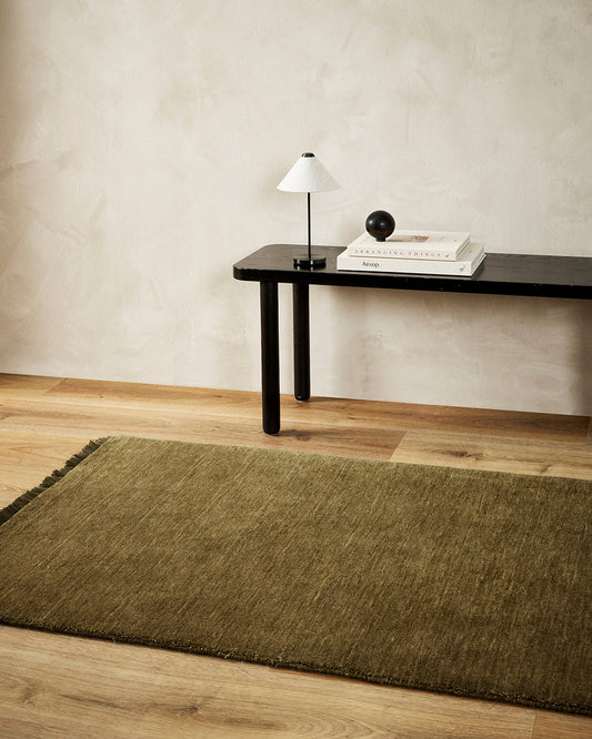 Sandringham 100% NZ Wool Floor Runner | Moss