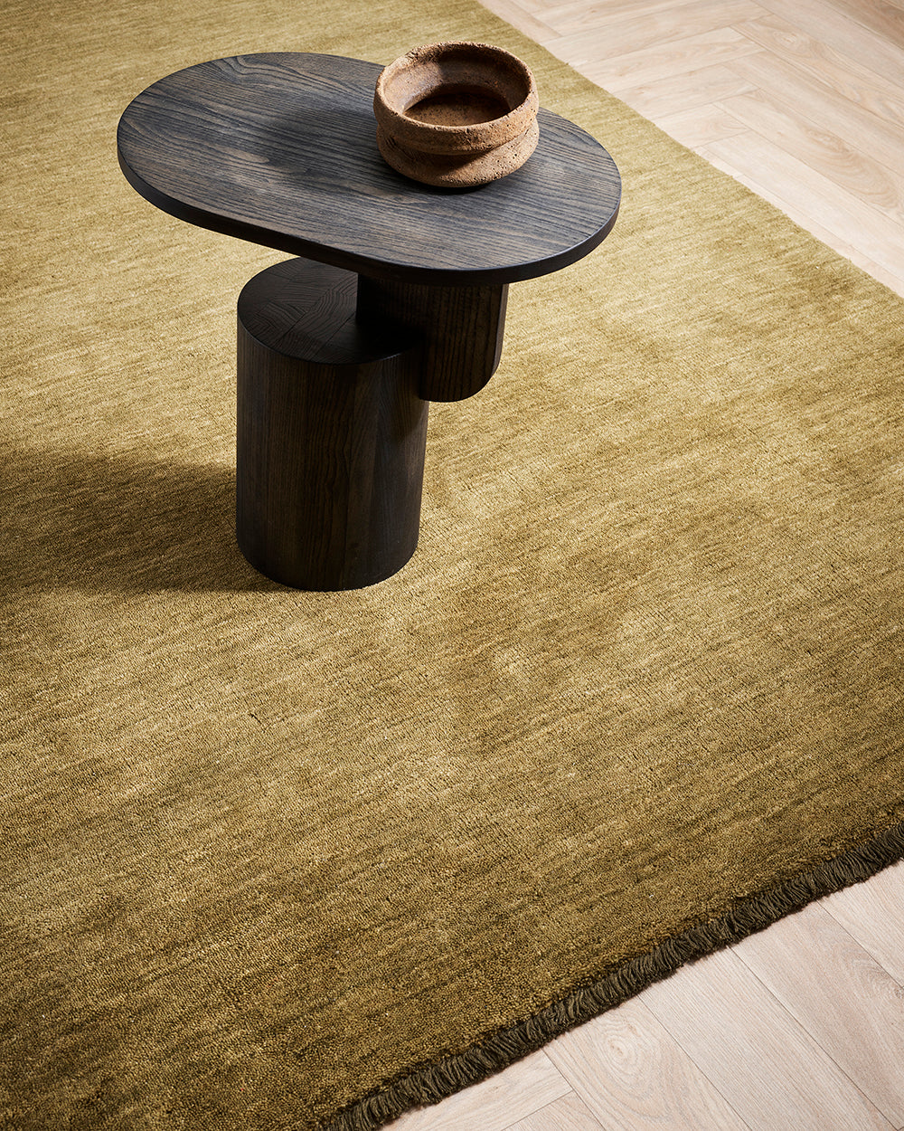 Sandringham 100% NZ Wool Floor Rug | Moss