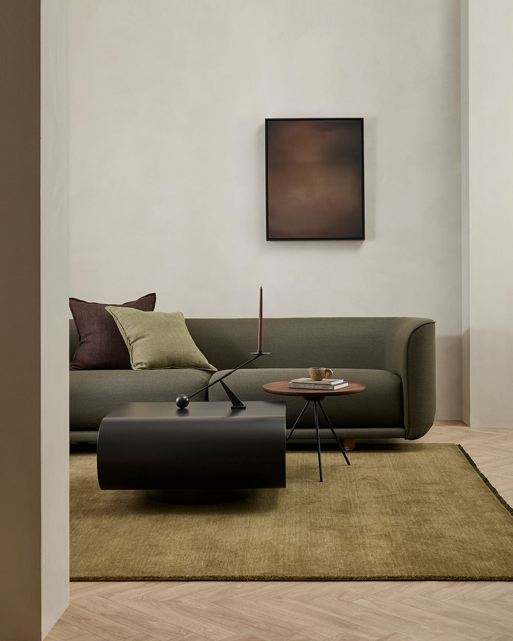 Sandringham 100% NZ Wool Floor Rug | Moss
