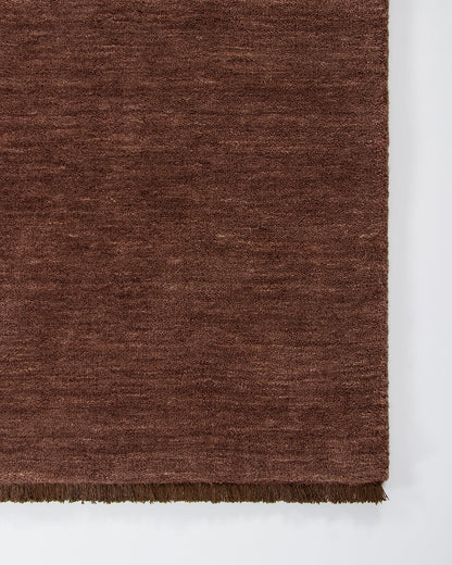 Sandringham 100% NZ Wool Floor Rug | Oxblood