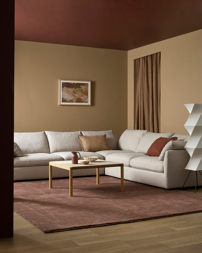 Sandringham 100% NZ Wool Floor Rug | Oxblood